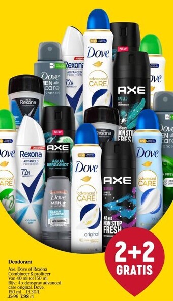 Delhaize Deodorant aanbieding
