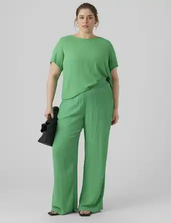 Bol.com Vero moda vmmenny ss top wvn ga cur dames top - maat 50 aanbieding