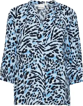 Bol.com Ichi ihmarrakech aop sh4 dames blouse - maat l aanbieding