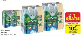 Carrefour Plat water valvert aanbieding