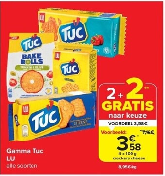 Carrefour Gamma tuc lu aanbieding