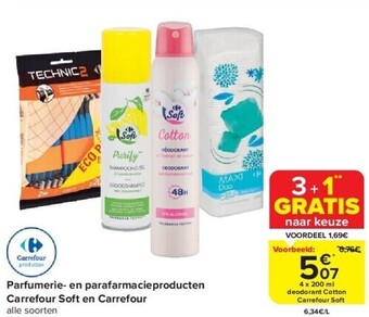 Carrefour Parfumerie- en parafarmacieproducten carrefour soft en carrefour aanbieding