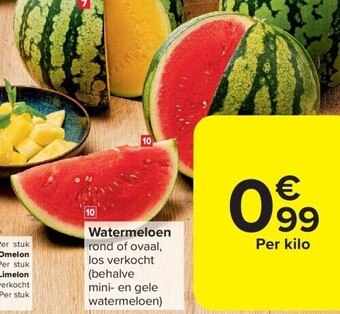 Carrefour Watermeloen aanbieding