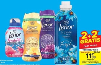Carrefour Wasverzachter lenor aanbieding
