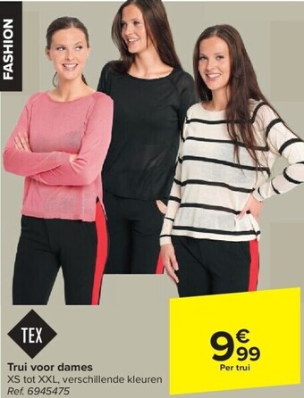 Carrefour Trui voor dames aanbieding