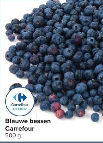 Carrefour Blauwe bessen carrefour 500 g aanbieding