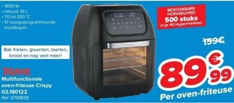 Carrefour Multifunctionele oven-friteuse crispy aanbieding