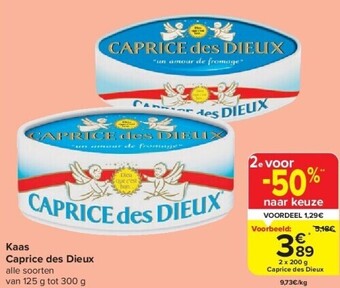 Carrefour Kaas caprice des dieux aanbieding