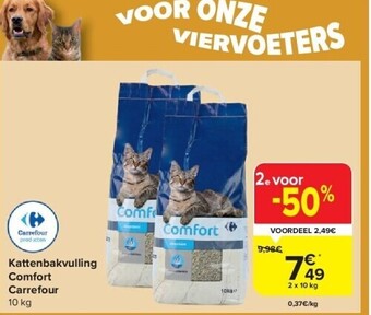 Carrefour Kattenbakvulling aanbieding