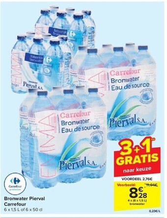 Carrefour Bronwater pierval carrefour aanbieding