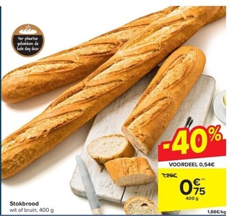Carrefour Stokbrood aanbieding