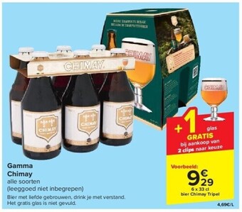 Carrefour Gamma chimay aanbieding