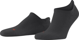 Bol.com Falke cool kick anatomische pluche zool functioneel garen sneakersokken unisex grijs - maat 35-36 aanbieding