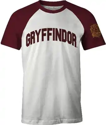 Bol.com Harry potter - gryffindor - t-shirt - rood & wit - m aanbieding