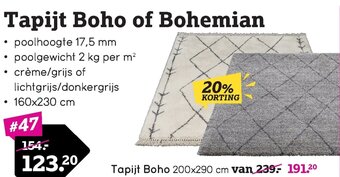 Leen Bakker Tapijt Boho of Bohemian aanbieding