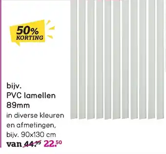 Leen Bakker Bijv. PVC lamellen 89mm aanbieding