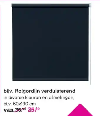Leen Bakker Bijv. Rolgordijn verduisterend aanbieding