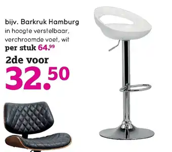 Leen Bakker Bijv. Barkruk Hamburg aanbieding