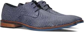 Bol.com Mazzeltov enzo nette schoenen - veterschoenen - heren - blauw - maat 43 aanbieding
