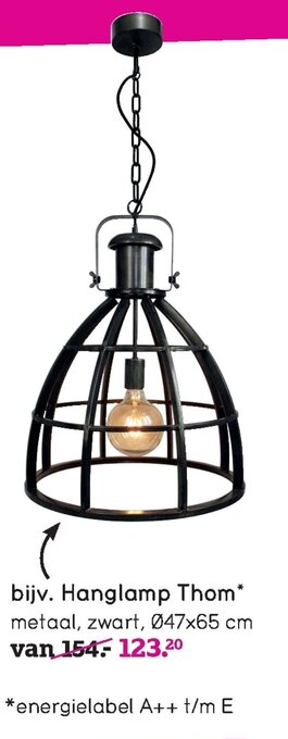 Leen Bakker Bijv. Hanglamp Thom aanbieding