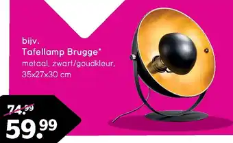 Leen Bakker Bijv. Tafellamp Brugge aanbieding