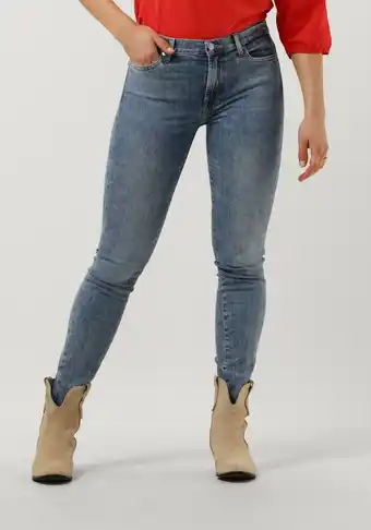 Bol.com 7 for all mankind hw skinny slim illusion brightness jeans dames - broek - blauw - maat 27 aanbieding