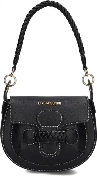 Bol.com Love moschino braided 4223 handtassen dames - zwart - maat onesize aanbieding