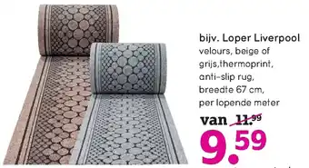 Leen Bakker Bijv. Loper Liverpool aanbieding