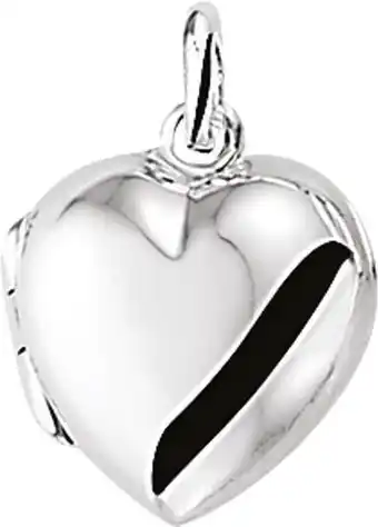 Bol.com Glams medaillon hart - zilver aanbieding