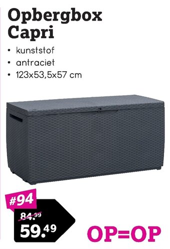 Leen Bakker Opbergbox Capri aanbieding