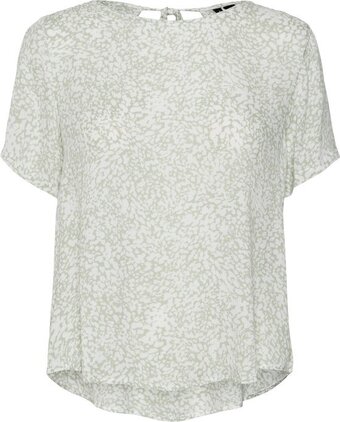 Bol.com Vero moda vmmenny ss top wvn ga dames top - maat l aanbieding