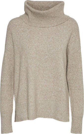 Bol.com Vero moda vmdoffy ls cowlneck blouse ga noos dames trui - maat m aanbieding