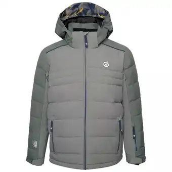 Decathlon Kinder/kinder cheerful ii ski jacket (zwart/ebbenhout) aanbieding