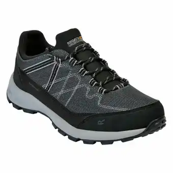 Decathlon Heren samaris lite wandelschoenen (maanlicht denim/oranje) aanbieding