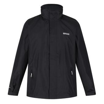 Decathlon Matt heren hiking waterdichte jas - zwart aanbieding