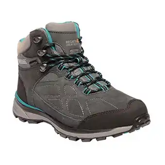 Decathlon Vrouwen/dames samaris suede wandelschoenen (marine / hertogin roze) aanbieding
