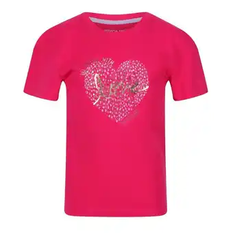 Decathlon Kinderen/kinderen bosley v hart tshirt (roze fusie) aanbieding