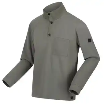 Decathlon Galino wandelfleece met halve rits voor heren aanbieding
