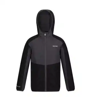 Decathlon Volcanics vi waterdichte jas voor kinderen/kinderen (zwart/donkergrijs) aanbieding