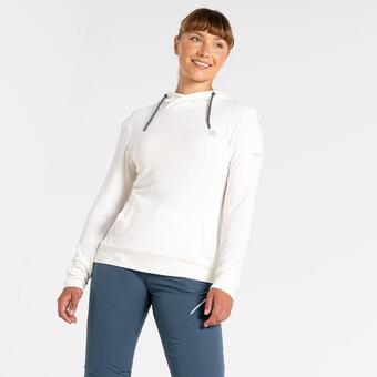 Decathlon Out & out overhead wandelfleece voor dames - wit aanbieding
