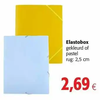 Elastobox gekleurd of pastel