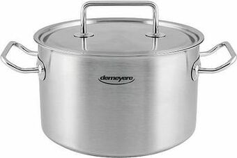 Makro Demeyere Kookpot met deksel commercial Ã˜ 24 cm aanbieding