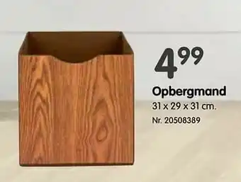 Opbergmand