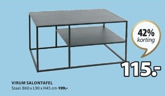 Jysk Virum salontafel aanbieding