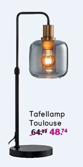 Leen Bakker Tafellamp toulouse aanbieding