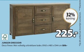 Jungen dressoir