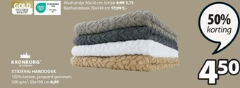Jysk Stidsvig handdoek aanbieding