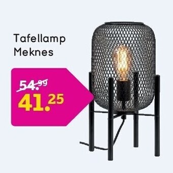 Leen Bakker Tafellamp meknes aanbieding