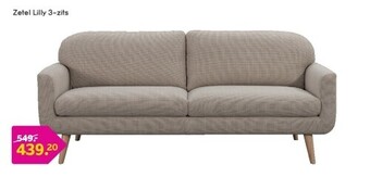 Leen Bakker Zetel lilly 3-zits aanbieding