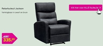 Leen Bakker Relaxfauteuil jackson aanbieding